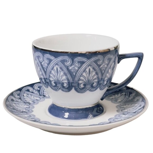 BOMBAY COMPANY Cup and Saucer Set Coffee or Tea Set - Picture 7 of 7